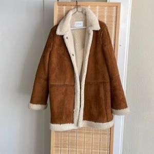 VELVET shearling coat
